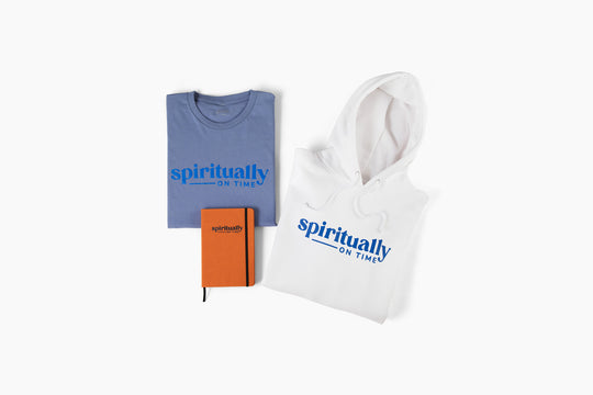 Spiritually On Time Light Blue Shirt